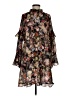 H&M Print Black Cocktail Dress Size 4 - photo 1
