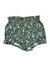 Terra & Sky Floral Teal Shorts Size 0X - photo 1