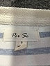 Per Se Stripes Silver Pullover Sweater Size S - photo 7