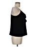 J.Crew 100% Polyester Black Sleeveless Top Size 8 - photo 4