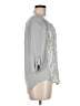 Tiny 100% Silk Silver 3/4 Sleeve T-Shirt Size M - photo 4