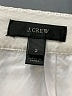 J.Crew 100% Polyester Chevron-herringbone White Casual Skirt Size 2 - photo 4