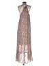 Flawless 100% Polyester Paisley Brown Casual Dress Size S - photo 2