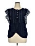 Max Studio Blue Sleeveless Blouse Size XL - photo 1