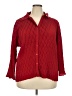 DressBarn 100% Polyester Red Long Sleeve Blouse Size 18 - photo 1