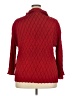 DressBarn 100% Polyester Red Long Sleeve Blouse Size 18 - photo 2