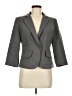 New York & Company 100% Polyester Chevron-herringbone Gray Blazer Size 6 - photo 1