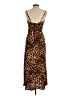 Unbranded 100% Polyester Animal Print Brown Cocktail Dress Size M - photo 2