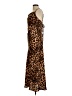 Unbranded 100% Polyester Animal Print Brown Cocktail Dress Size M - photo 5