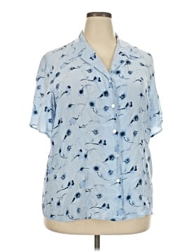 Casual Corner Annex Short Sleeve Silk Top (view 1)