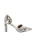 ABLE Animal Print Ivory Heels Size 8 - photo 1