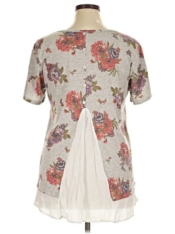 B Collection by Bobeau Short Sleeve Blouse (view 2)