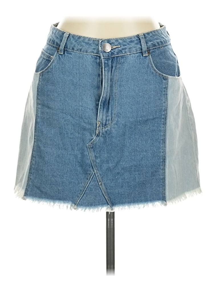 Pre-owned Cotton On Denim Skirt In Blue