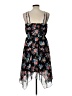 No Boundaries 100% Polyester Floral Black Cocktail Dress Size L - photo 2