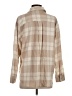 Z Supply Plaid Tan Long Sleeve Blouse Size XS - photo 2