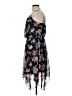 No Boundaries 100% Polyester Floral Black Cocktail Dress Size L - photo 5