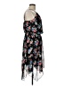 No Boundaries 100% Polyester Floral Black Cocktail Dress Size L - photo 4