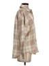 Z Supply Plaid Tan Long Sleeve Blouse Size XS - photo 4