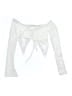 Shein White Swimsuit Top Size XXS - photo 2