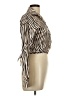 Unbranded Animal Print Ivory Long Sleeve Blouse Size L - photo 4