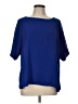 Chico's 100% Polyester Blue 3/4 Sleeve Blouse Size Lg (2) - photo 1