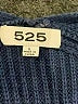 525 America 100% Cotton Blue Pullover Sweater Size L - photo 7