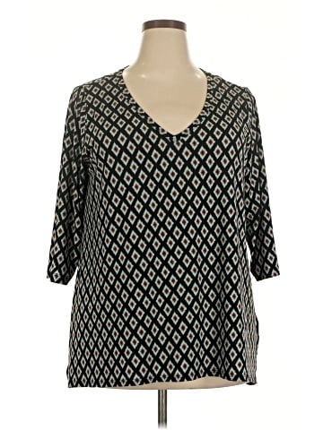 Karen Kane 3/4 Sleeve Blouse (view 1)