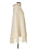 Talbots 100% Wool Ivory Poncho Size L - photo 4