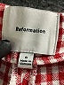 Reformation Checkered-gingham Red Casual Pants Size 6 - photo 7