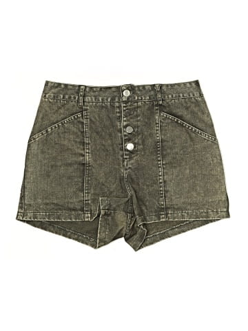 She + Sky Denim Shorts (view 1)