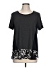 Simply Vera Vera Wang Gray Short Sleeve Top Size L - photo 1