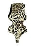 Privy 100% Polyester Gold Bodysuit Size S - photo 2