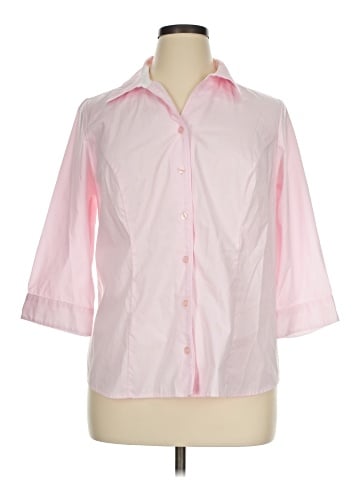 Cj Banks 3/4 Sleeve Button-Down Shirt (view 1)