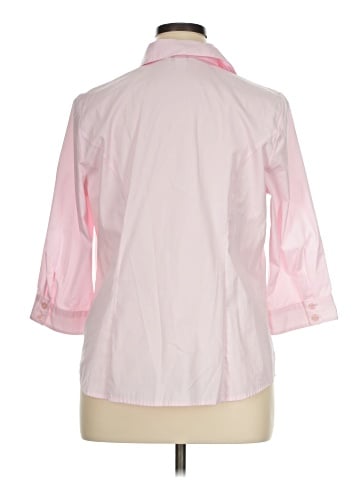 Cj Banks 3/4 Sleeve Button-Down Shirt (view 2)