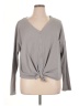 Como Vintage Gray Long Sleeve Top Size XL - photo 1
