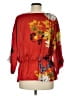 Soft Surroundings Red 3/4 Sleeve Blouse Size M - photo 2