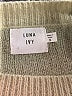 Luna Ivy Floral Green Pullover Sweater Size S - photo 7