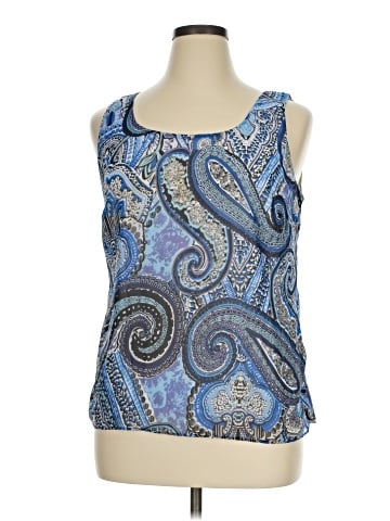 Danny & Nicole Sleeveless Blouse (view 1)