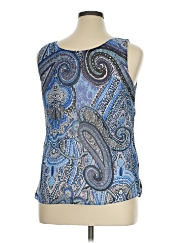 Danny & Nicole Sleeveless Blouse (view 2)