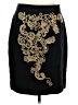 Floreat 100% Cotton Paisley Black Formal Skirt Size 12 - photo 1