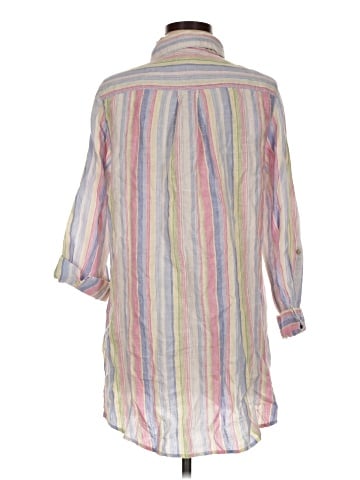 St. Tropez West Long Sleeve Button-Down Shirt (view 2)