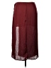 Zara Basic Solid Burgundy Casual Skirt Size L - photo 2
