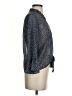Matison Stone 100% Polyester Polka Dots Gray 3/4 Sleeve Blouse Size S - photo 4