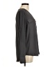 Express 100% Polyester Gray Long Sleeve Blouse Size M - photo 4