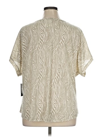 New York Laundry Short Sleeve Blouse (view 2)
