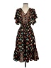 Raga 100% Polyester Paisley Black Casual Dress Size S - photo 1