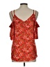 Sienna Sky 100% Polyester Red Sleeveless Blouse Size L - photo 2