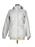 The North Face 100% Polyester Solid Silver Raincoat Size M - photo 1