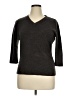 Karen Scott 100% Acrylic Gray Pullover Sweater Size XL - photo 1