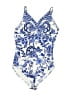 BLOOMCHIC Paisley Blue One Piece Swimsuit Size 14 - 16 - photo 1